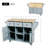 Kitchen Cart With Rubber Wood Drop-Leaf Countertop-1996876460