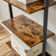 Janiyah 204.8cm H x 60cm W Ladder Bookcase
