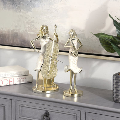 Ensemble de 2 figurines / sculptures 2 personnes Isavella