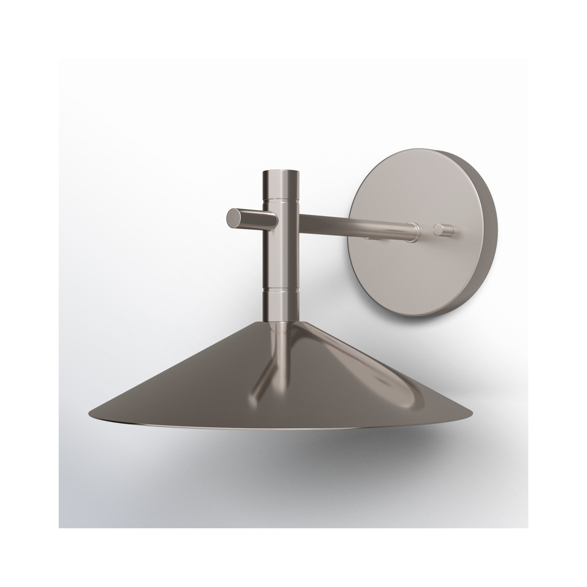 Vicente - 10 Inch LED Wall Sconce - 3K/4K/5K CCT Selectable, Brushed Nickel, Brushed Nickel