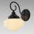 1-light Vintage Wall Sconce Black Wall Light