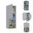 Mila Bathroom Cabinet, Two Internal Shelves, Two External Shelves, Single Door-236686861