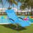 Zero Gravity Rocking Chair Outdoor Chaise Lounge With EVA Tubing And UV-Resistant Fabric For Ultimate Comfort