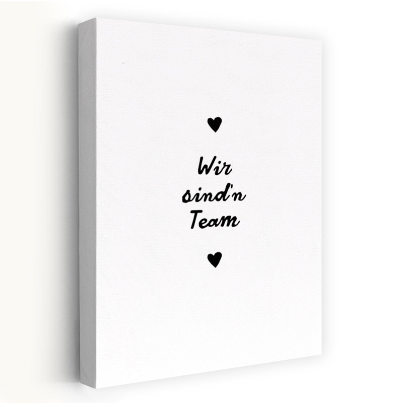 «German Team Love Minimalist», reproduction d'art murale, 48" H x 32" W