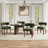 Upholstered Solid Wood Dining Chair Side Chair-1993658749