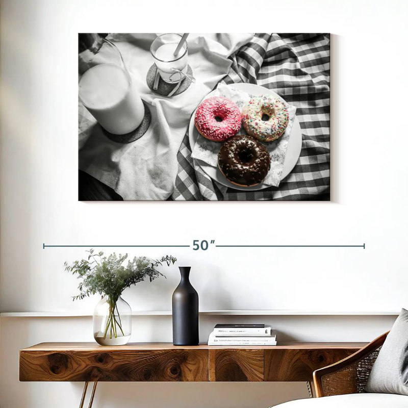 Yarlin Doughnuts, 26" H x 39" W