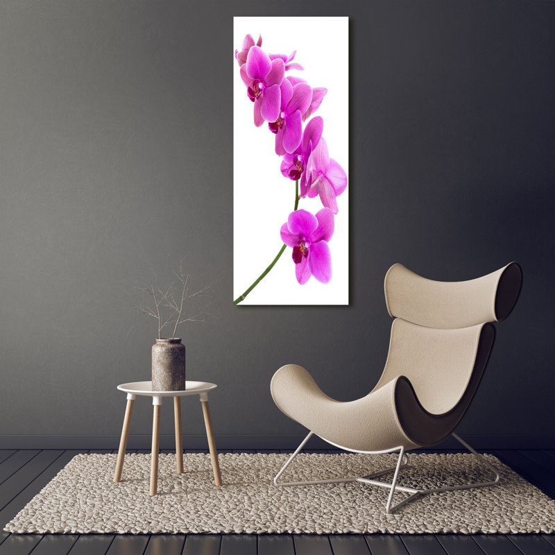 Pink Orchid - Wrapped Canvas Print