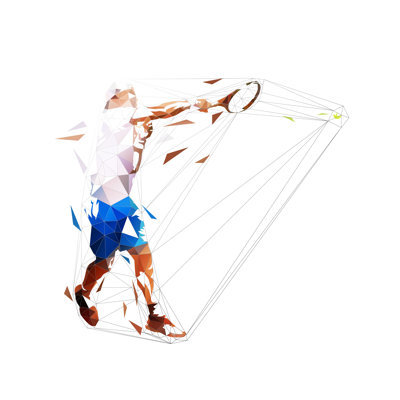 Tennis Player - Wrapped Canvas Print