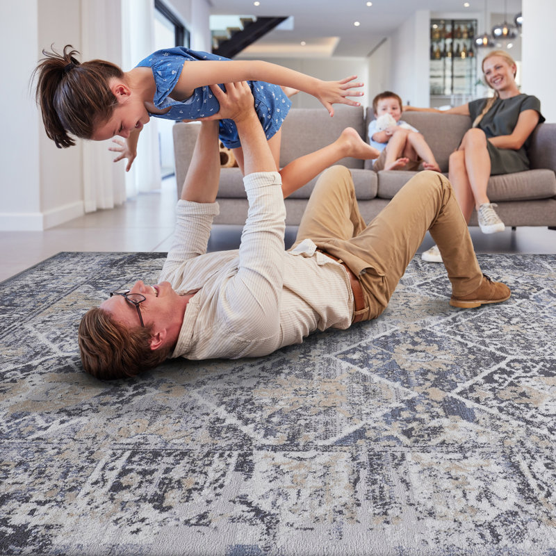 LOOM & LUXE Collection 5X7 Non-Shedding Living Room Bedroom Dining Home Office Stylish And Stain Resistant Area Rug