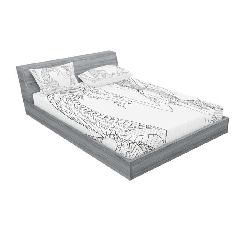 Ensemble de draps fai, Ensemble de draps pour lit double avec un drap-hou