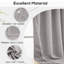 Aspire Homeware Linen 100% Blackout Curtain Pair for Hotel Style Bedroom Comfort-20591638-20591625