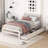 Sophisticated Twin Platform Bed with Drawers for Space Optimization-854383803