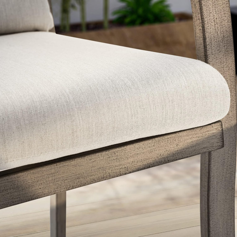 2 PCS Dining Chairs With Removable Cushions