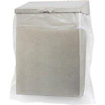 CCLINERS 2-3 Gallon Clear Small Garbage Bags bathroom Trash Bags