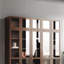 Bibliothèque moderne en bois massif de grande apparence