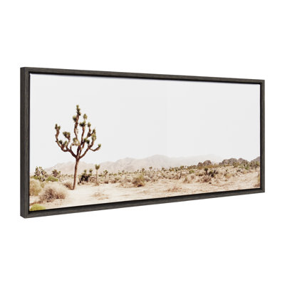 «Lone Joshua Tree» par Amy Peterson, reproduction d'art sur toile encadrée