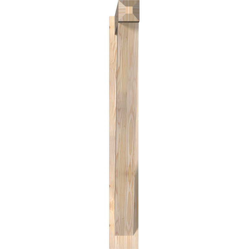 Artisan traditionnel en bois rustique, P 36 po x H 44 po, Sapin Douglas de 5 1/2 po (lisse)