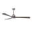62" Modern 3-Blade Ceiling Fan with Light, Brushed Nickel DC Motor Indoor Fan with Remote Control, Reversible Solid Wood Blades for Living Room Bedroom-429775463-429775469