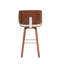 Derrion 76cm Swivel Faux Leather Bar Stool-95316572