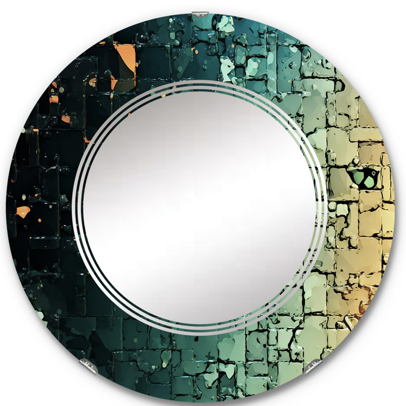 Miroir mural sans cadre Prasann, 24 po x 24 po