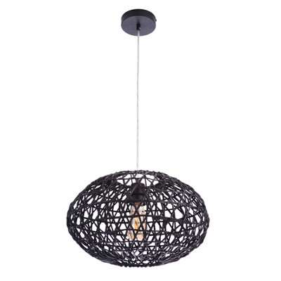 Luminaire suspendu géométrique à 1 lumière 