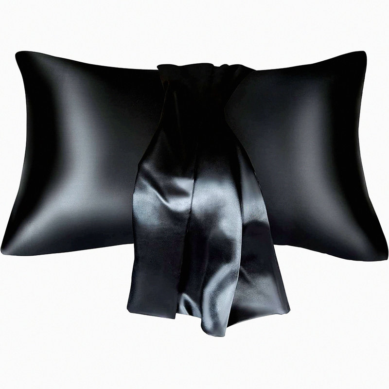HairGuard Pillowcase - Envelope Closure - Satin Pillow Cover for Hair Protection and Beauty Sleep - Revele Collection, Brown