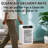 Air Purifier for Home Large Room,Up to 1800 Ft² with True HEPA Filter,Air Cleaner with Quiet Sleep Mode,High Performance-109050376