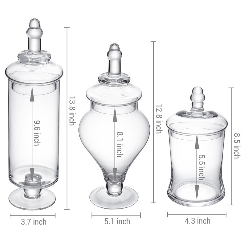 Egehan Glass Apothecary Jar