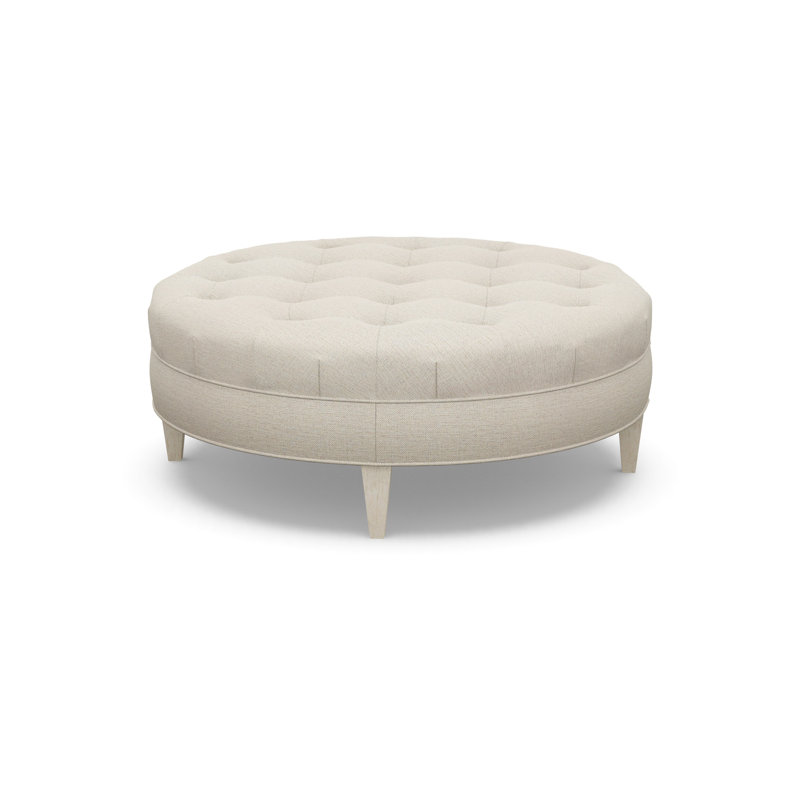 Round Ottoman, 2243-80, Sandstone