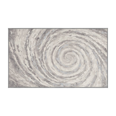 Silky Soft Plush Gray Area Rug