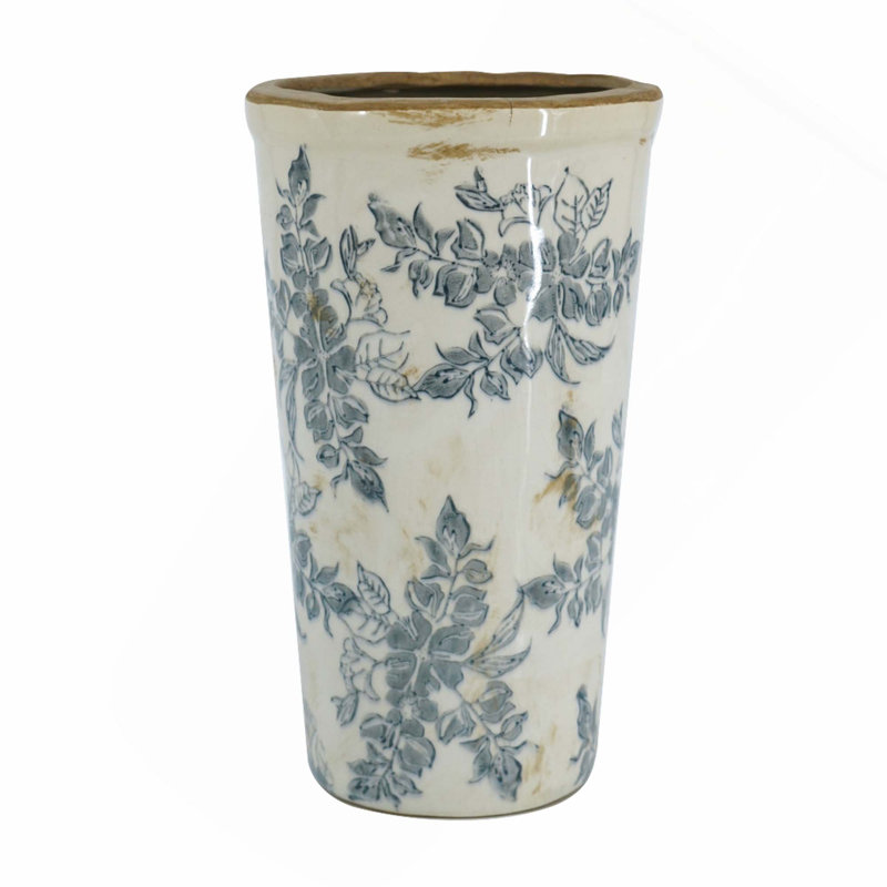 Vase en céramique polyvalent pour décor rustique et shabby chic