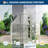 Polycarbonate Walk-In Greenhouse for Outdoors, Quick-Setup Garden Greenhouse with Roof Vent and Ventilation-124605515-124605517