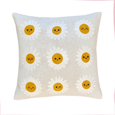 Oreiller Sourire marguerites