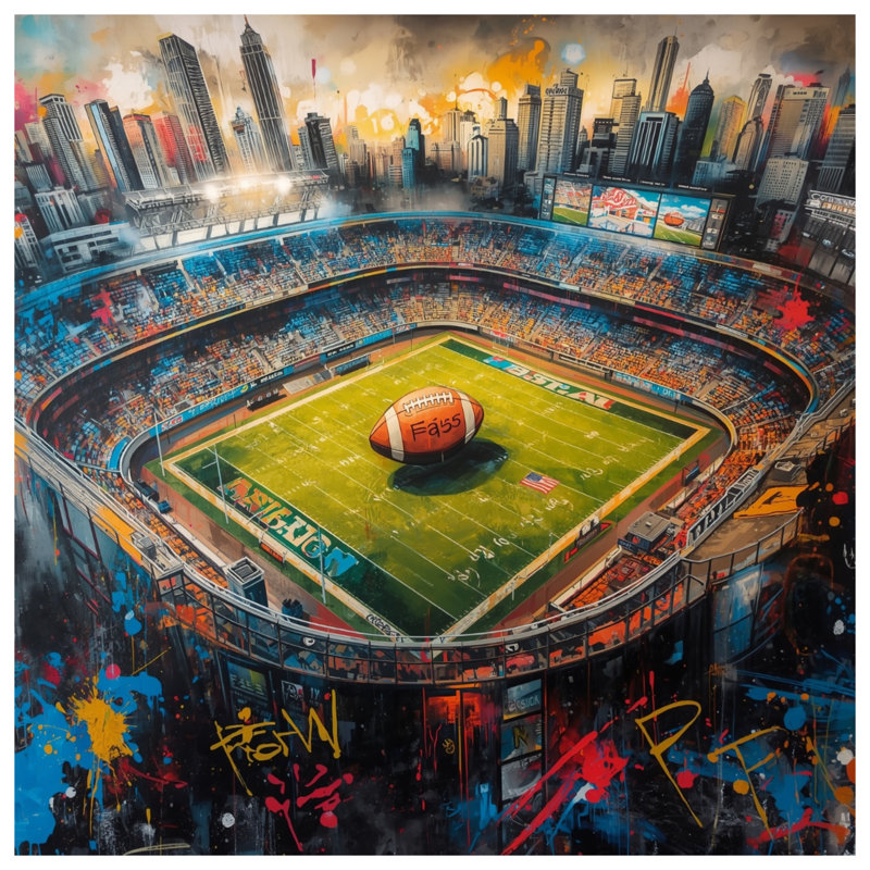 Édredon Football Stadium Cityscape, Twin