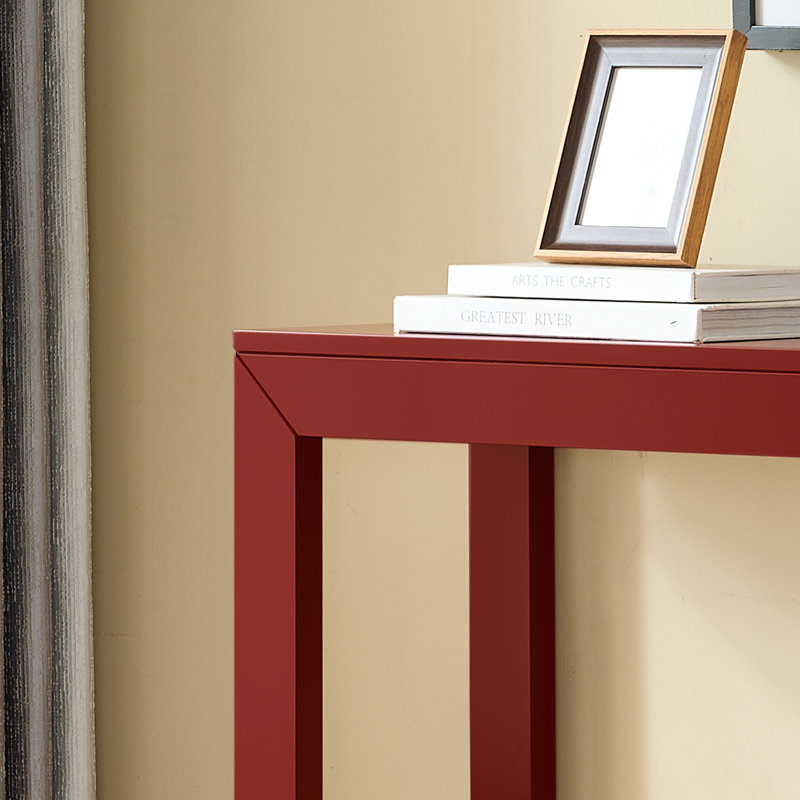 Modern Console Table for Entryway or Living Room, Narrow Sofa Table with Sleek Rectangular Design for Hallway or Behind Couch