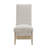 STACEY BEIGE/NATURAL DINING TABLE SET