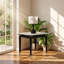 Ensemble de tables basses et de tables de bout en bois d'hévéa l 47,2 po x P 23,6 po x H 18 po Mobilya