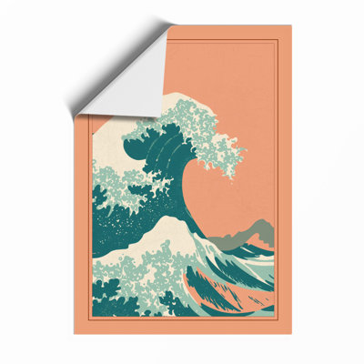 Wave at Dawn Coastal - Framed Print