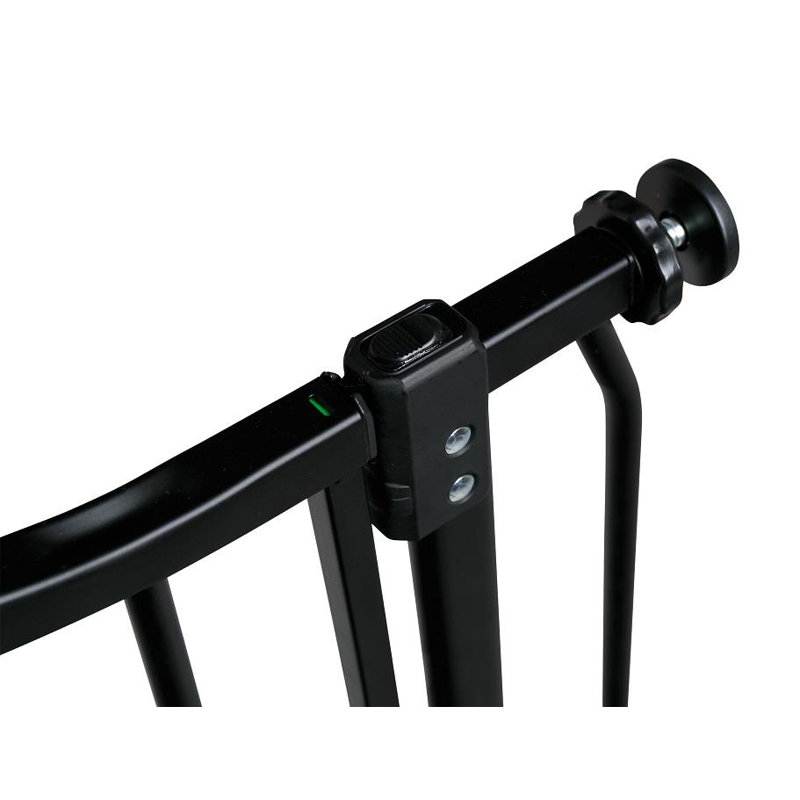 Chanina Safety Gate, 100cm H x 89cm W x 4cm D, Black