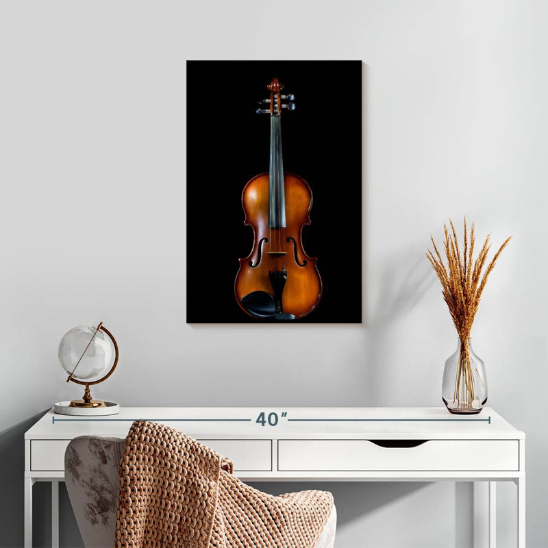 Portrait de violon Abarca, H 24 po x l 16 po