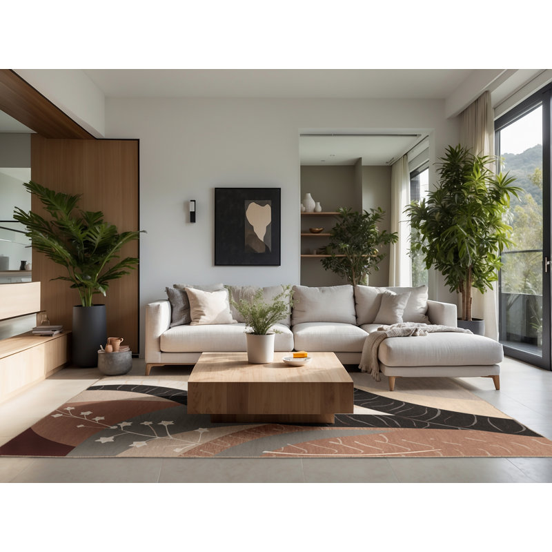 Tapis éclectique à motif de cactus de Noël douces et douces, 3 X 5