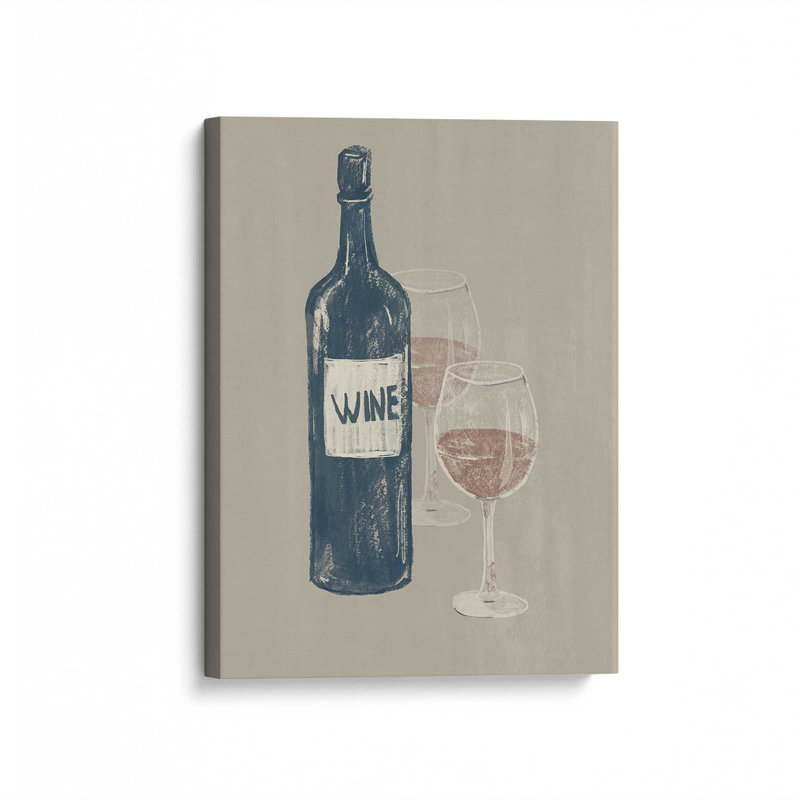 «Wine 3» par ThingDesign Print, L 30 x H 40, Toile tendue, Does Not Apply