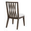Chaise d'appoint à dossier en bois Herrick Reinaldo