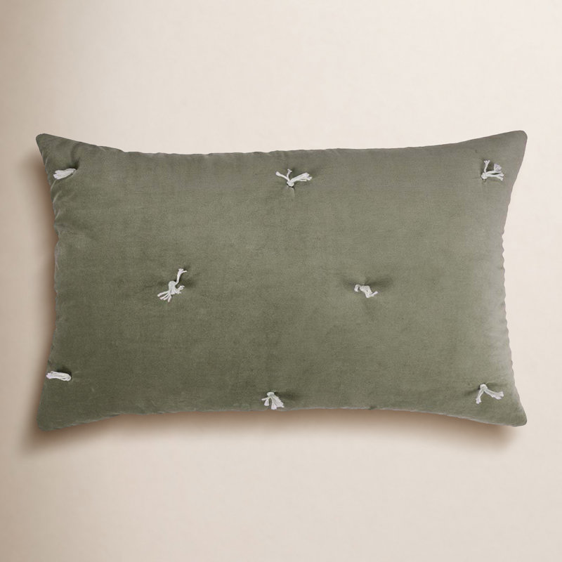 Geoff 100% Cotton Pillow Sham, King, Laurel