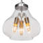 Margaret 3 - Light Chrome Unique/Statement Pendant