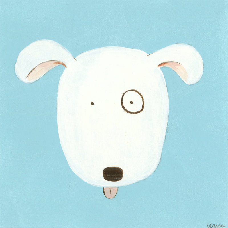 Kiki by June Erica Vess - Wrapped Canvas Painting, 30cm H x 30cm W