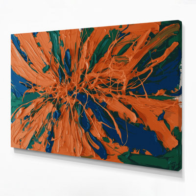 Neo Expressionism 55 Blue Canvas Wall Art