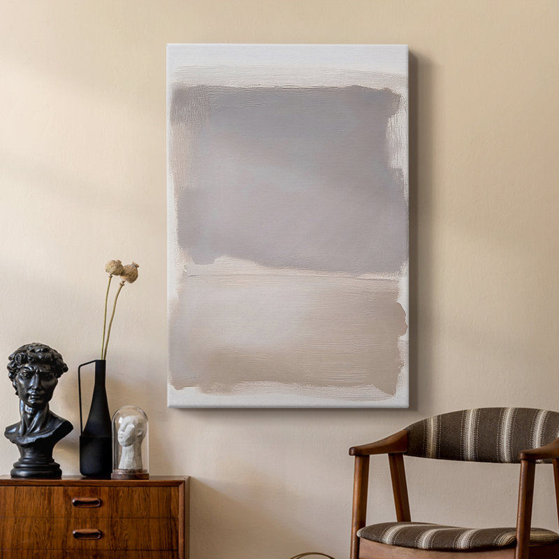 Série ABSTRACT DCCXVI - Toile tendue avec châssis Premium - Prêt à être accroché, H 18 po x l 12 po