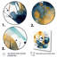«Blue and Yellow Liquids I», reproduction sur toile-88535329-88535333