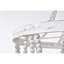 Luminaire suspendu 4 lumières DEL de style bougie Oeller